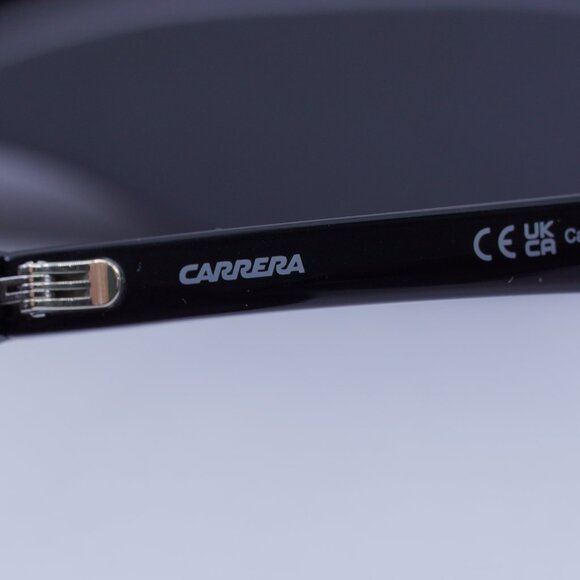 CARRERA 300/S 008A M9 Square Sunglasses - Black/Grey Polarized - Picture 5 of 10